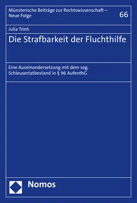 Trinh |  Die Strafbarkeit der Fluchthilfe | Buch |  Sack Fachmedien
