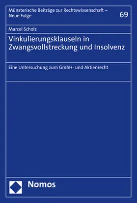 Scholz |  Vinkulierungsklauseln in Zwangsvollstreckung und Insolvenz | Buch |  Sack Fachmedien