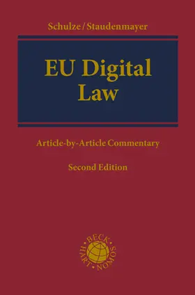 Schulze / Staudenmayer |  EU Digital Law | Buch |  Sack Fachmedien