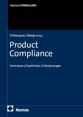 Chibanguza / Steege |  Product Compliance | Buch |  Sack Fachmedien