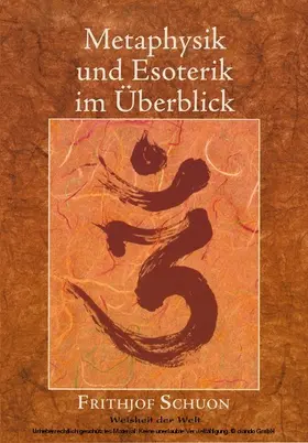 Schuon |  Metaphysik und Esoterik im Überblick | eBook | Sack Fachmedien