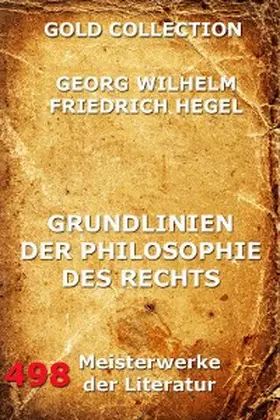 Hegel |  Grundlinien der Philosophie des Rechts | eBook | Sack Fachmedien