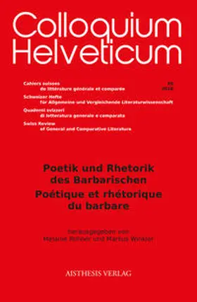 Rohner / Winkler |  Poetik und Rhetorik des Barbarischen / Poétique et rhétorique du barbare | Buch |  Sack Fachmedien