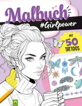 Malbuch Girlpower mit 50 Tattoos | Buch | 978-3-8499-4561-9 | www2.sack.de