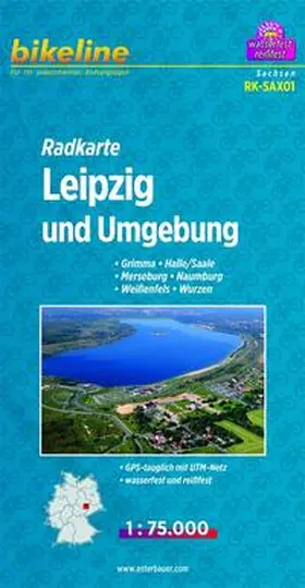 Radkarte Leipzig und Umgebung (RK-SAX01) | Sonstiges | 978-3-85000-319-3 | sack.de