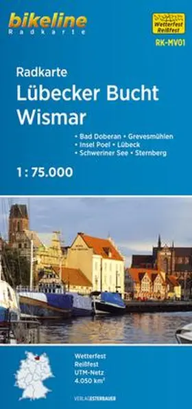 Esterbauer Verlag |  Radkarte Lübecker Bucht, Wismar (RK-MV01) | Sonstiges |  Sack Fachmedien