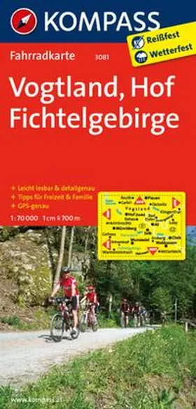  Vogtland - Hof - Fichtelgebirge 1 : 70000 | Sonstiges |  Sack Fachmedien