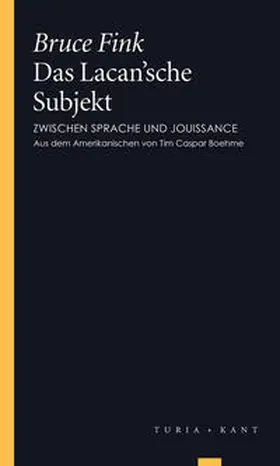 Fink |  Das Lacan'sche Subjekt | Buch |  Sack Fachmedien