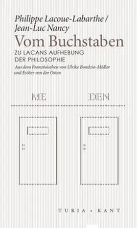 Nancy / Lacoue-Labarthe |  Vom Buchstaben | Buch |  Sack Fachmedien