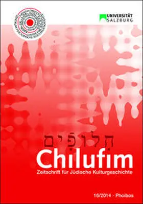 Zentrum für Jüdische Kulturgeschichte der Universität Salzburg |  Chilufim 16, 2014 | Buch |  Sack Fachmedien