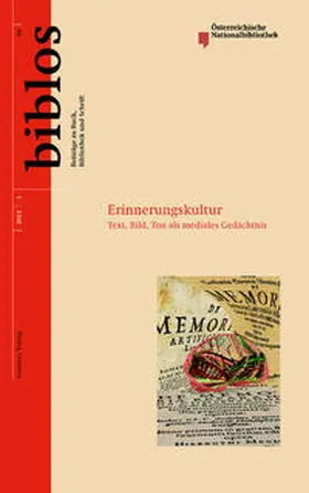 Österreichische Nationalbibliothek |  Erinnerungskultur | Buch |  Sack Fachmedien