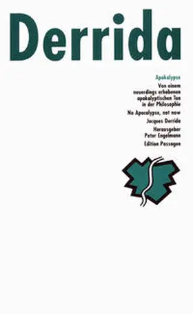 Derrida / Engelmann |  Apokalypse | Buch |  Sack Fachmedien