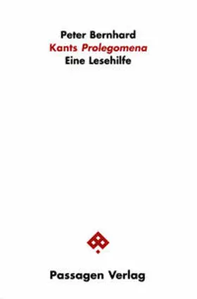 Bernhard |  Kants Prolegomena | Buch |  Sack Fachmedien