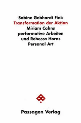 Gebhardt Fink |  Transformation der Aktion | Buch |  Sack Fachmedien