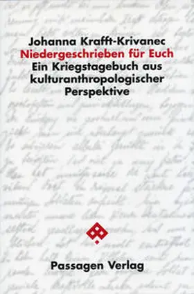 Krafft-Krivanec |  Niedergeschrieben für Euch | Buch |  Sack Fachmedien