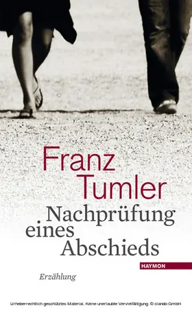 Tumler |  Nachprüfung eines Abschieds | eBook | Sack Fachmedien