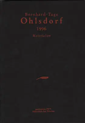 Gebesmair / Pittertschatscher |  Bernhard-Tage Ohlsdorf 1996 | Buch |  Sack Fachmedien