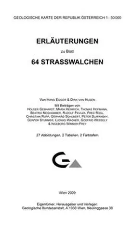 Egger / van Husen |  Erläuterungen zu Blatt 64 Strasswalchen | Buch |  Sack Fachmedien