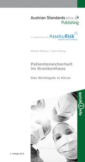 Pateisky / Härting |  Patientensicherheit im Krankenhaus | Buch |  Sack Fachmedien
