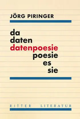 Piringer |  datenpoesie | Buch |  Sack Fachmedien