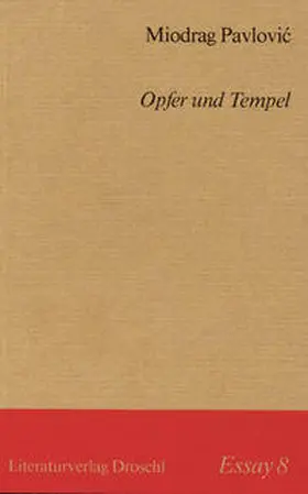Pavlovic / Grond |  Opfer und Tempel | Buch |  Sack Fachmedien