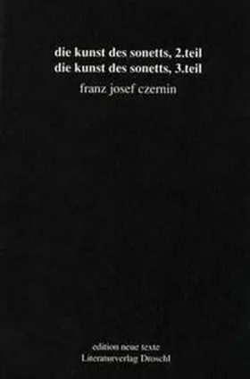 Czernin |  Die Kunst des Sonetts | Buch |  Sack Fachmedien