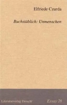Czurda |  Buchstäblich: Unmenschen | Buch |  Sack Fachmedien
