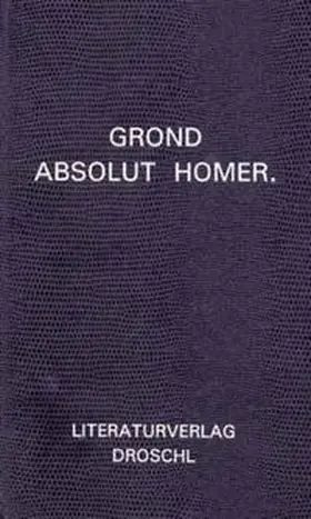 Grond |  Absolut Homer | Buch |  Sack Fachmedien