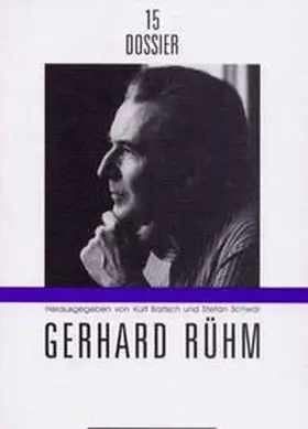 Bartsch / Schwar |  Gerhard Rühm | Buch |  Sack Fachmedien