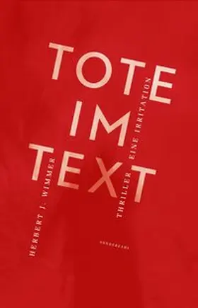 Wimmer |  Tote im Text | Buch |  Sack Fachmedien