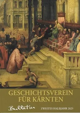  Bulletin des Geschichtsvereines für Kärnten | Buch |  Sack Fachmedien