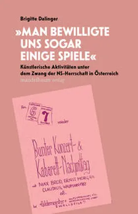 Dalinger |  »Man bewilligte uns sogar einige Spiele« | Buch |  Sack Fachmedien