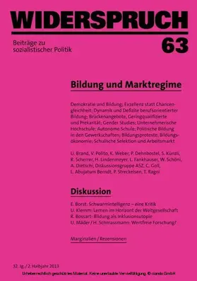 Borst / Lindenmeyer / Brand |  Widerspruch 63 | eBook | Sack Fachmedien