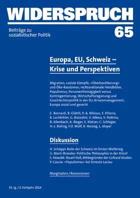 Bernardi / Pedrina / Glättli |  Widerspruch 65 | eBook | Sack Fachmedien