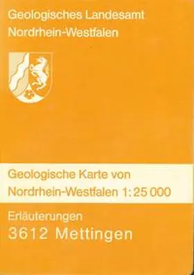 Thiermann |  Geologische Karten von Nordrhein-Westfalen 1:25000 / Mettingen | Buch |  Sack Fachmedien