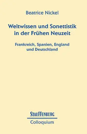 Nickel |  Weltwissen und Sonettistik in der Frühen Neuzeit | Buch |  Sack Fachmedien