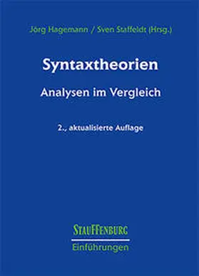 Hagemann / Staffeldt |  Syntaxtheorien | Buch |  Sack Fachmedien