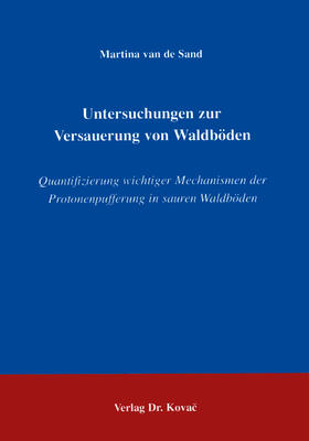 Sand |  Untersuchungen zur Versauerung von Waldböden | Buch |  Sack Fachmedien