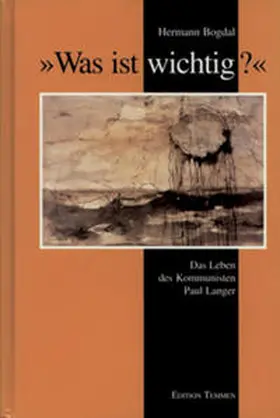 Bogdal |  Was ist wichtig? | Buch |  Sack Fachmedien