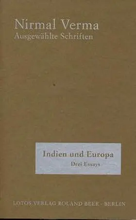 Verma / Beer |  Indien und Europa | Buch |  Sack Fachmedien