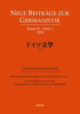 Nishio |  Neue Beiträge zur Germanistik, Band 23 / Heft 1 / 2024 | Buch |  Sack Fachmedien