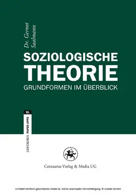 Saalmann |  Soziologische Theorie | eBook | Sack Fachmedien