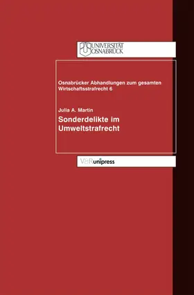 Martin / Achenbach / Schall |  Sonderdelikte im Umweltstrafrecht | eBook | Sack Fachmedien