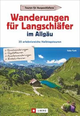 Funk |  Wanderungen für Langschläfer im Allgäu | Buch |  Sack Fachmedien