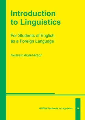 Abdul-Raof |  Introduction to Linguistics | Buch |  Sack Fachmedien