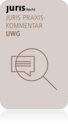 Ullmann / Seichter |  juris PraxisKommentar UWG | Buch |  Sack Fachmedien