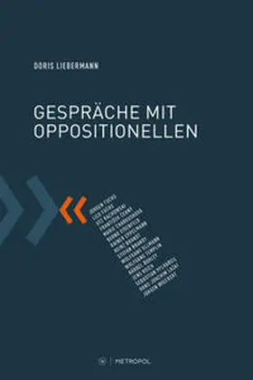 Liebermann |  Gespräche mit Oppositionellen | Buch |  Sack Fachmedien