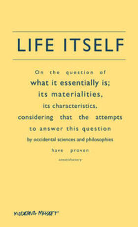 Birnbaum / Hessler / Höller |  Life Itself. | Buch |  Sack Fachmedien