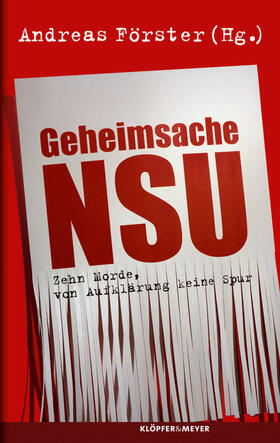 Förster |  Geheimsache NSU | Buch |  Sack Fachmedien