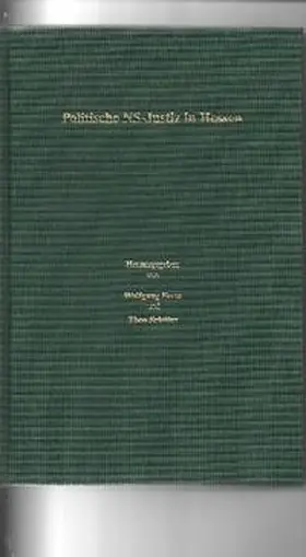 Form / Schiller |  Politische NS-Justiz in Hessen | Buch |  Sack Fachmedien